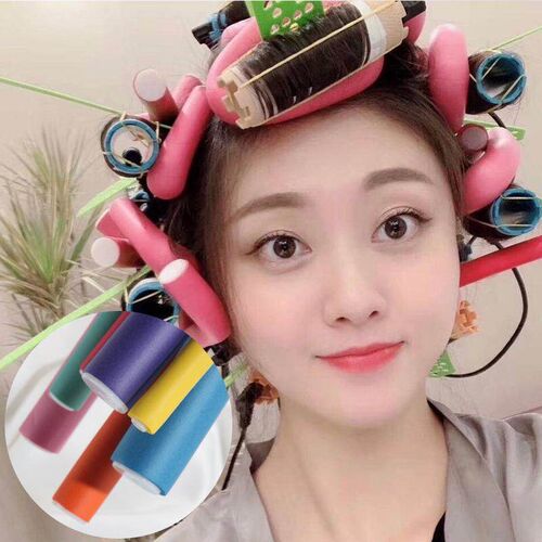 2cm width 10 hair curling flexi rods magic air roller curl