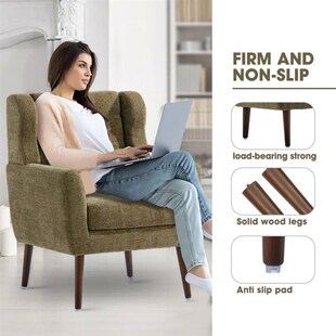 Accent Chairs Set of 2 for Living Room,Chenille Upholstered