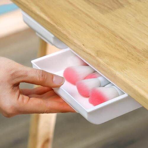 Creative Hidden Drawer Storage Box Puh-free Under-table