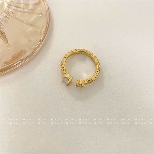 simple girl sweet ring couple pair ring men and women model