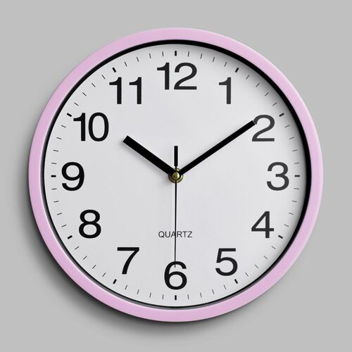 10 inch 25CM plastic wall clock quartz clock bedroom living