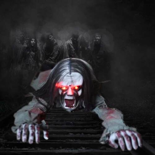Halloween props, toys, KTV induction electric climbing ghost