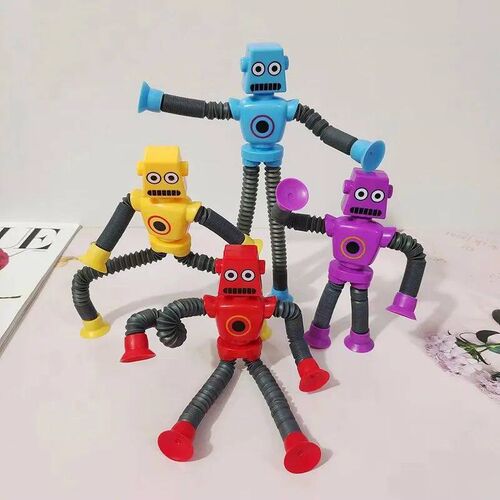 Children Suction Cup Toys Pop Tubes Sress Relief  Telescopic