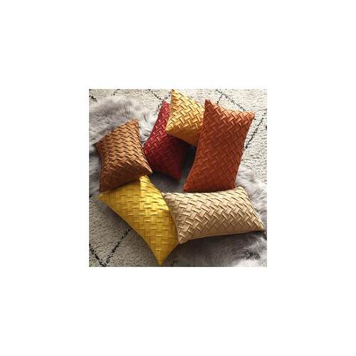 Cushion cover handmade deerskin velvet woven pillowcase 枕套
