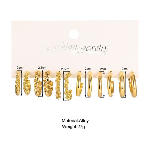 Cross-border Earrings set 24-piece earrings set耳环24件套