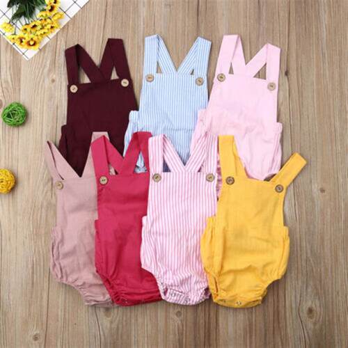 Baby Boys Romper Summer Infant Cotton Newborn Sleeveless Rom