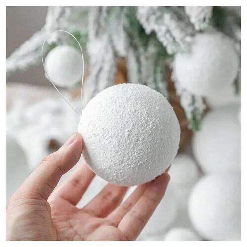 48PCS Christmas ree Snowball Decoration Festival Supplies Ce