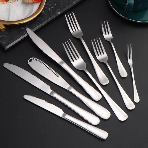 Stainless steel spoon fork thickened one spoon fork table sp