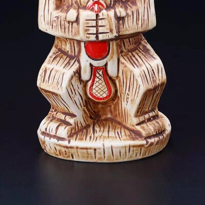 Ceramic Tiki Mug Creative Porcelain Beer Wine Mug Cup Drinkw