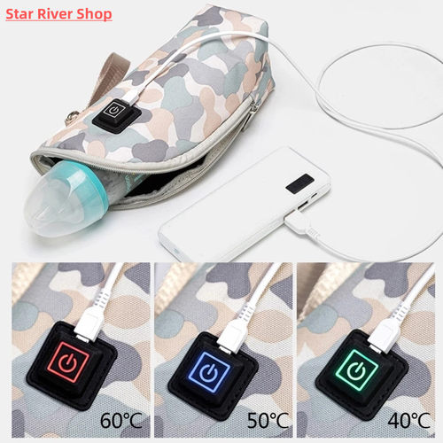2022 New Portable USB Baby Bottle Warmer Travel Milk Warmer