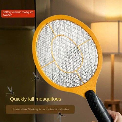 Red Yellow Blue Green Electric Fly Insect Racket Portable