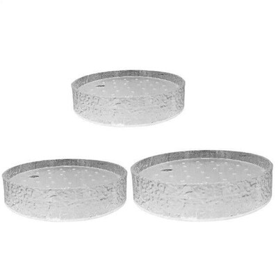 Round Hotpot Platter Ice Sushi Serving Platter for Fruit