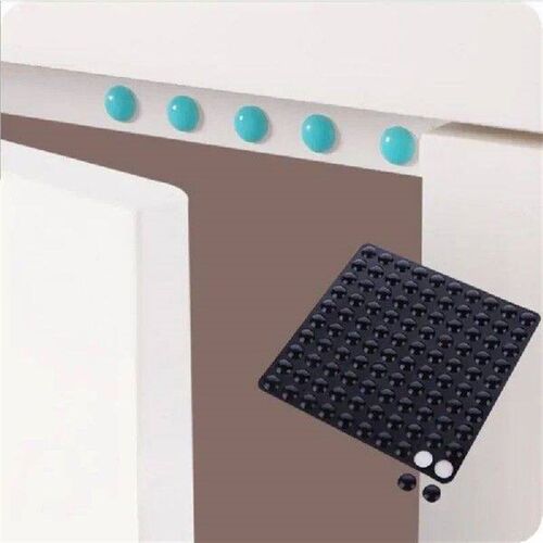 300/100pcs Silicone Cabinet Door Bumpers Clear