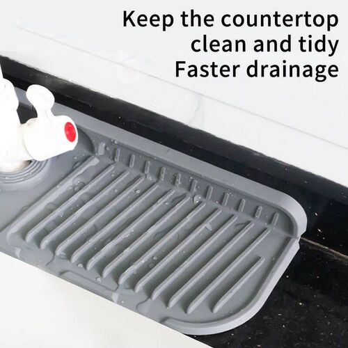 Kitchen Silicone Faucet Mat Faucet Water Catcher Mat Sink Sp