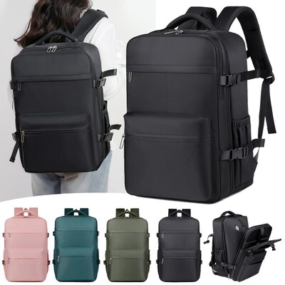 Men Vacuum Compression Backpack 15.6in Laptop Backpack Expan