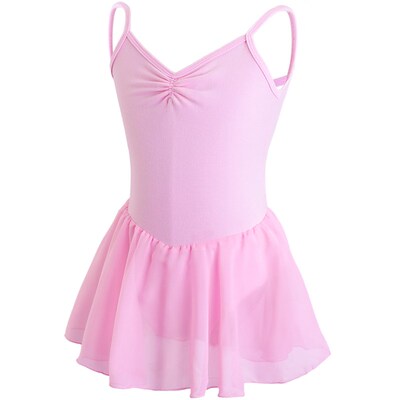 2021 Children Toddler one Piece Solid Leotard F