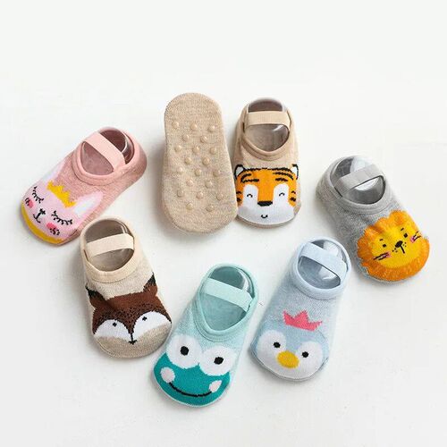 Spring Anti Slip Baby Socks Toddler Kids Floor Socks with Ru