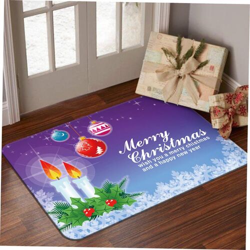 Nordic carpet Christmas carpet Santa Claus carpet floor mat1