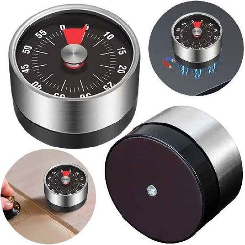 60-Minute Kitchen Timer Mechanical Visual Timer Time