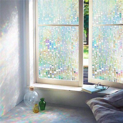 3D Stained Glass Window Film Vinyl for Glass Windows Stained