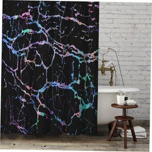 Modern Art Style Marble Luxury Shower Curtain Waterproof Hom
