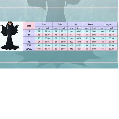 Witchy Costume Morticia Addams Wednesday Train Floor Dress W