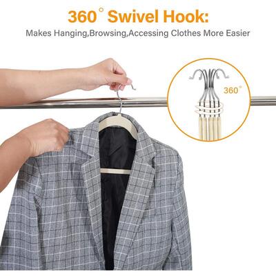 Velvet Clothes hangers for Coats Pants Dress Home Closet衣架