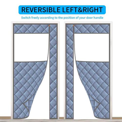 Winter Long Magnetic Stripe Cotton Home Thickened Door Curta