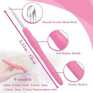 Fenrry Crochet Kit for Beginners Ergonomic Crochet Hook Set