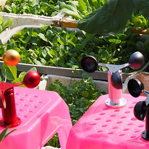 塔机仪新款安装工程农业风量传感器外壳铝合金三杯式风速计气象仪