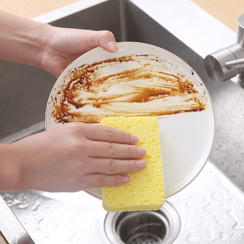 Thickened Pulp Cotton Kitchen Dishwashing Colorful Pulp Spon