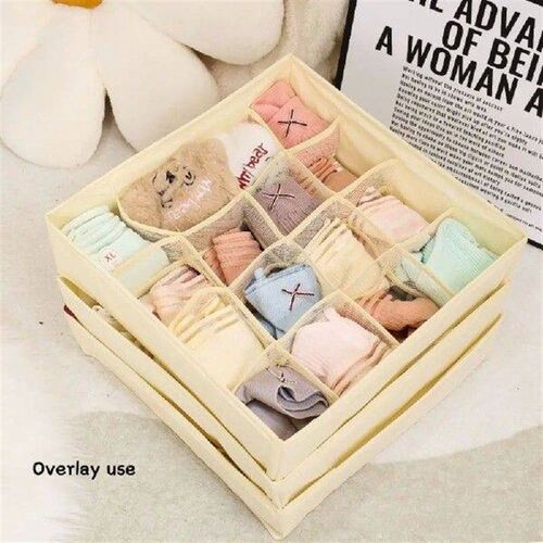 7/16/24Grid New Multi-grid Underwear Organizer Non-woven