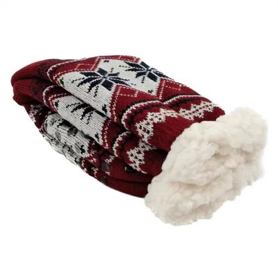 Wnter Socks Mens Fluffy Warm Short Plus Velvet Soft Thermal