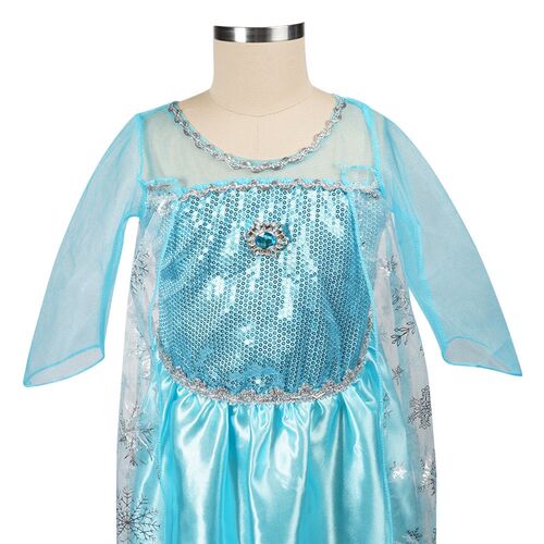 Frozen Princess Elsa Costume For Girl 2024 Carnival Party Sn