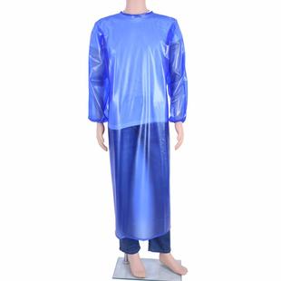 加厚防水防油罩衣加长耐酸碱反穿长袖围裙食堂菜市场水产防水围裙