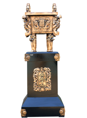 大号鼎摆件落地鼎盛千秋龙鼎公司酒店大厅工艺品送礼乔迁开业礼品