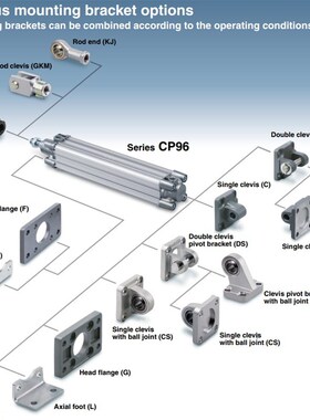 气缸CP9SDB 100---75-100-1-1-200-0-300-0C