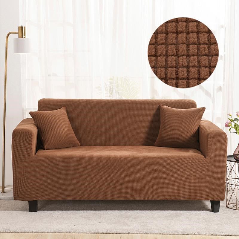 弹力沙发套针织摇粒绒加厚弹力贵妃单三人位沙发套全包沙发垫套罩