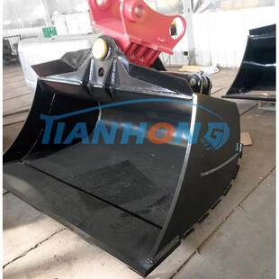 源头厂家挖机倾斜斗 左右45度液压摇摆斗河道清淤刷坡修整专用斗