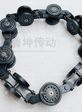 涂装悬挂输送线 QXT吊板型双链板单导轮悬挂输送线链条吊顶链条