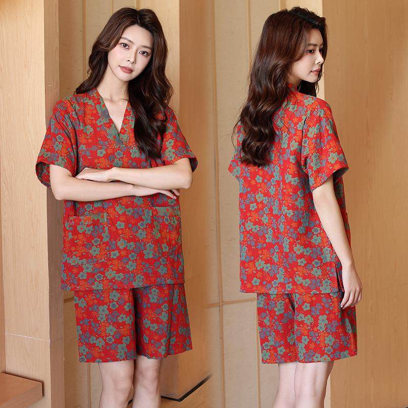 芈竹纯棉汗蒸服情侣款加厚女大码男款洗浴中心浴衣桑拿服家居睡衣,居家布艺,汗蒸服,淘宝优惠券,粉丝福利购,淘宝优惠卷