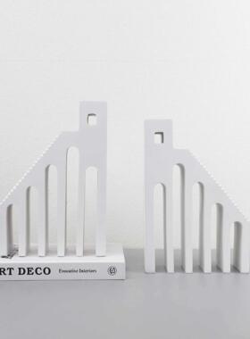 北欧极简创意建筑书档家居书房样板间家居软装装饰桌面工艺品摆件