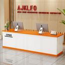 吧台收银台简约现代服装 店柜台商用店铺小型可公司前台接待台