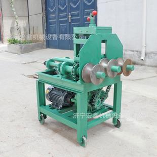 小型电动方管圆管握弯机不锈钢76型立式 折弯机三轴滚动压弯机