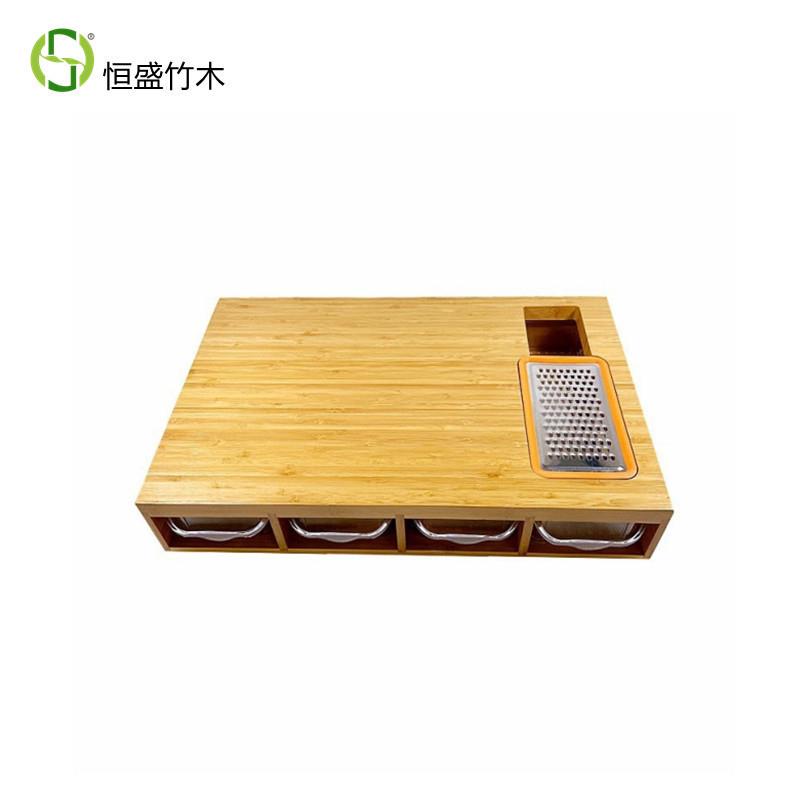 恒盛竹木厨房长方形大号抽屉式菜板砧板实木板案板工厂直售切菜板