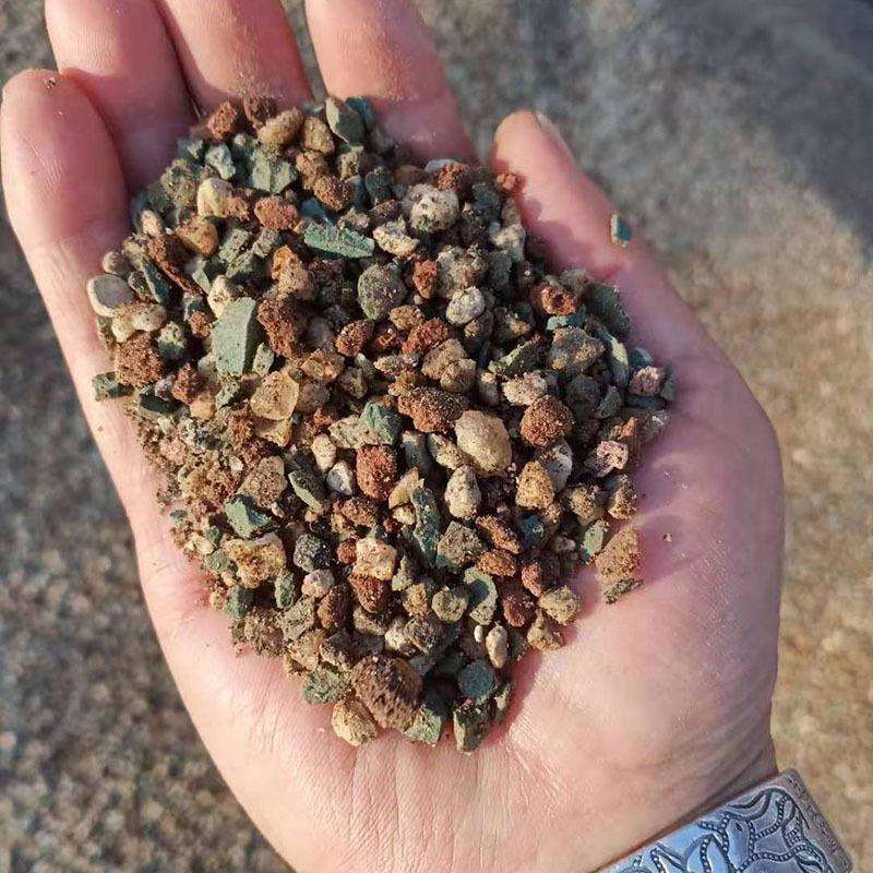 水磨石骨料透水地坪彩色原色石子 盆栽园艺小彩石头 水洗五彩石