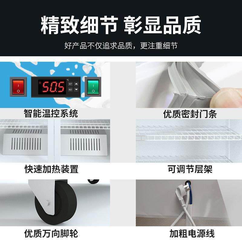 加温展示柜立式热奶柜奶茶加热牛奶保温柜豆浆立式双门保温柜