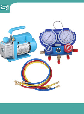 高真空度低噪油泵家用小型/汽车空调/实验抽气真空泵 1/4HP 3CFM