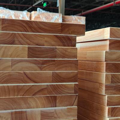 泰国橡胶木指接桌面板20mmAA实木学习工具台面板uv清油EO板材成品