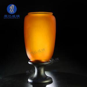 观己琉璃烛台宫廷风茶室书房灯罩茶桌氛围感唐风宋韵空间艺术摆放